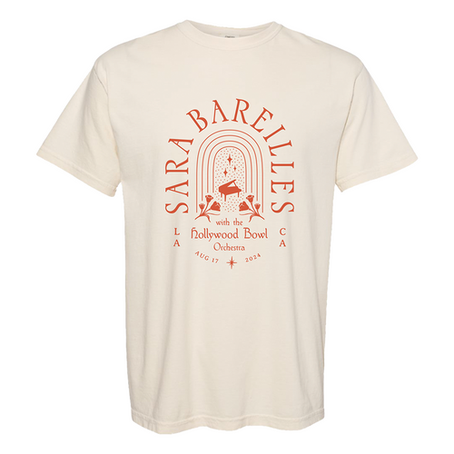 Sara Bareilles Hollywood Bowl Tour T-Shirt - Ivory