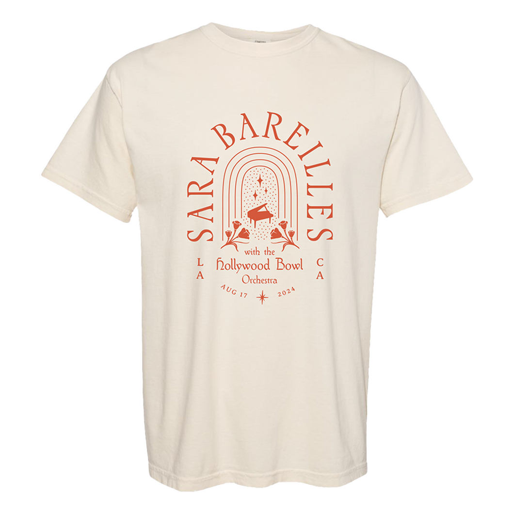 Sara Bareilles Hollywood Bowl Tour T-Shirt - Ivory