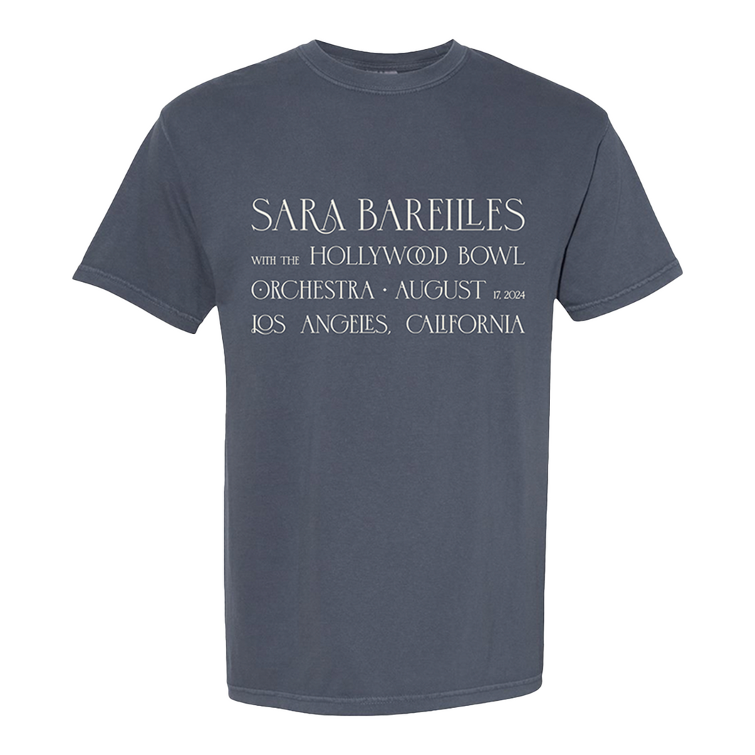 Sara Bareilles Hollywood Bowl Tour T-Shirt - Navy